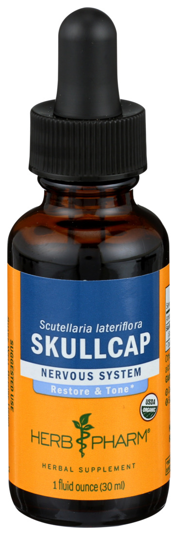 Skullcap Liquid Extract 1 fl oz(30ml) HerbPharm 00090800000263