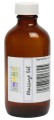 4 oz Amber Glass Bottle with Writable Label Aura Cacia