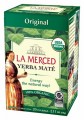 La Merced Yerba Mate Original Certified Organic 20 Tea Bags