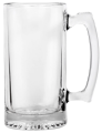 English Sport Mug Clear Glass with Handle 26.5 oz Capacity
