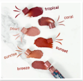Flavored Tinted Lip Balm Hibiskiss Organic Breeze/Coral/Pearl/Tropical 0.15oz(4.4ml) Tube Crazy Rumors
