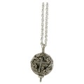 Dragonfly Diffuser Necklace 24" Rhodium Chain