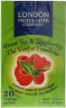 Green Tea & Raspberry Infusion 20 Bags London Fruit & Herb CLOSEOUT