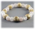 Karmalogy Lucky Karma Beads Rose Quartz Love & Friendship Bracelet Zorbitz