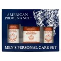 Fastball & Fisticuffs 3-PC Beard Gift Set Deodorant, Beard Oil, Travel Size Body Wash American Provenance