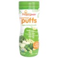 Superfood Puffs Organic Grain Snack Apple & Broccoli 2.1 oz(60g) Happy Baby Organics