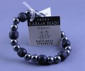 Karmalogy Lucky Karma Beads Hematite Happiness Strength Bracelet Zorbitz