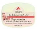 Pure & Natural Glycerine Bar Soap Peppermint 4 oz (113g) Clearly Natural