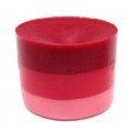 Scarlet Red Candle Color Block