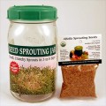 Handy Pantry Seed Sprouting Jar, Lid & Seeds Kit 1 Qt Size Jar